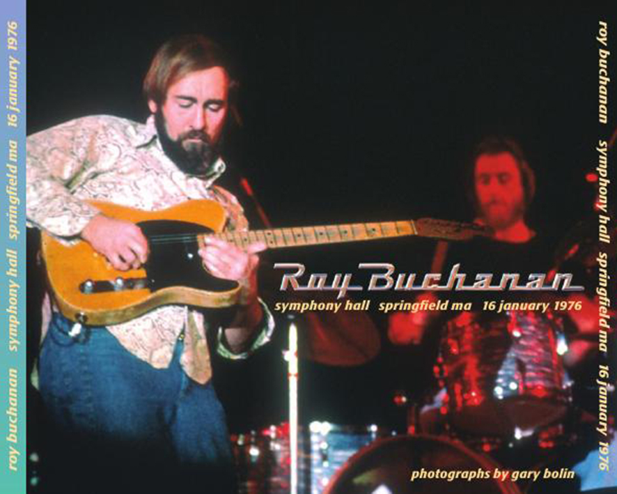 roy buchanan 1976 01 16 cdr symphony hall springfield tray