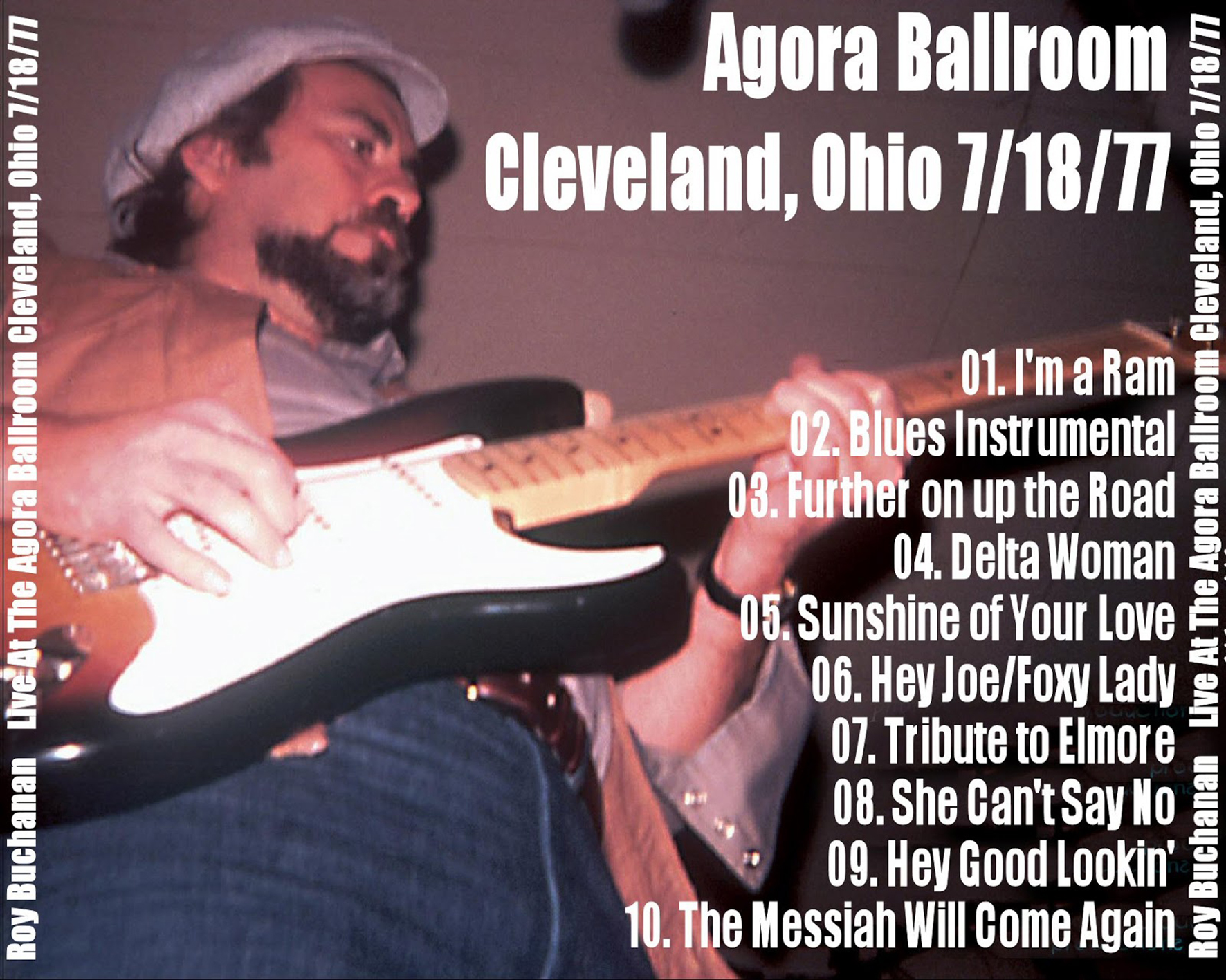 roy buchanan 1977 07 18 cdr agora ballroom cleveland tray