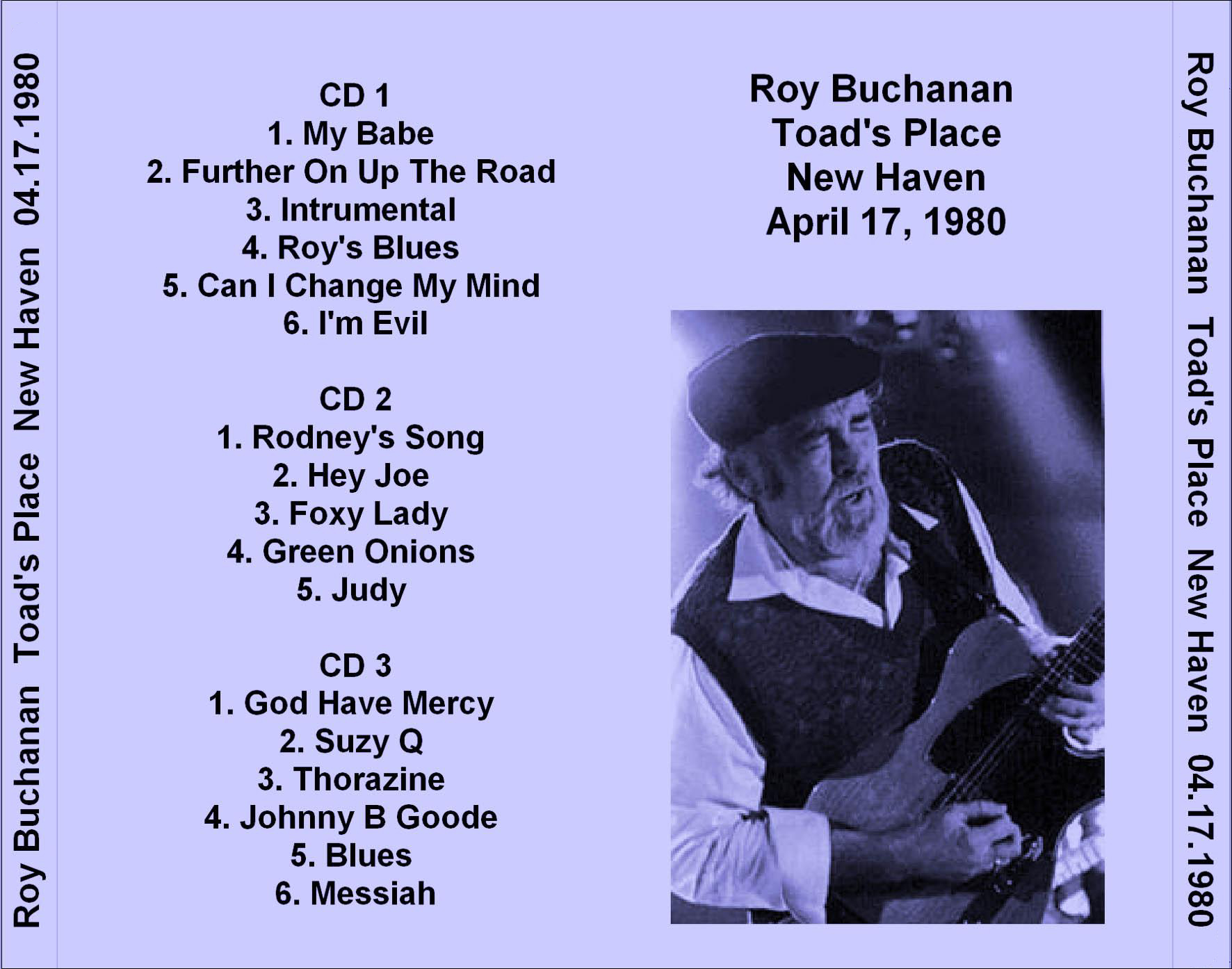 roy buchanan 1980 04 17 cdr toads placeback