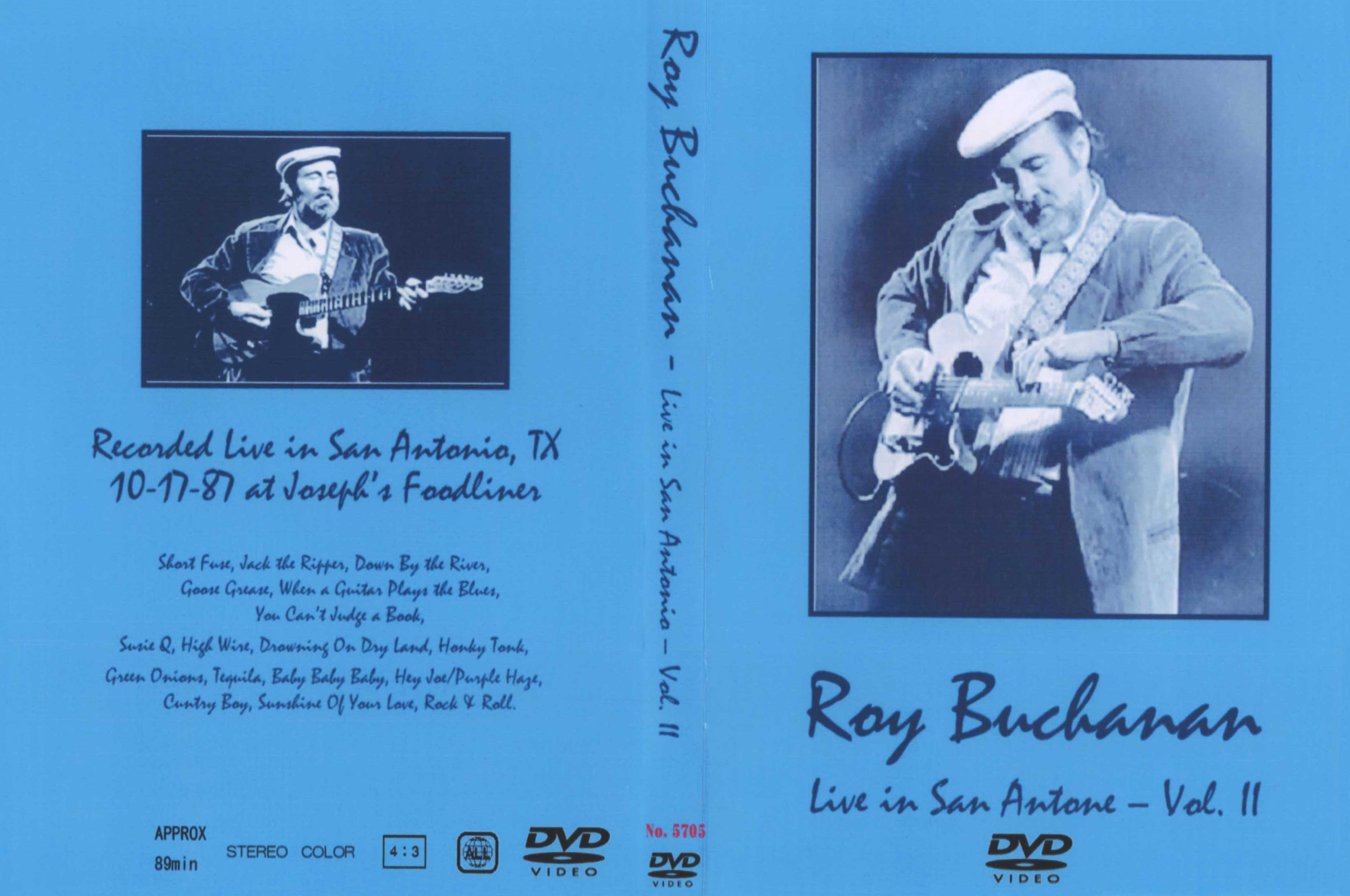 roy buchanan 1987 10 17 dvd joseph foodliner san antonio cover out