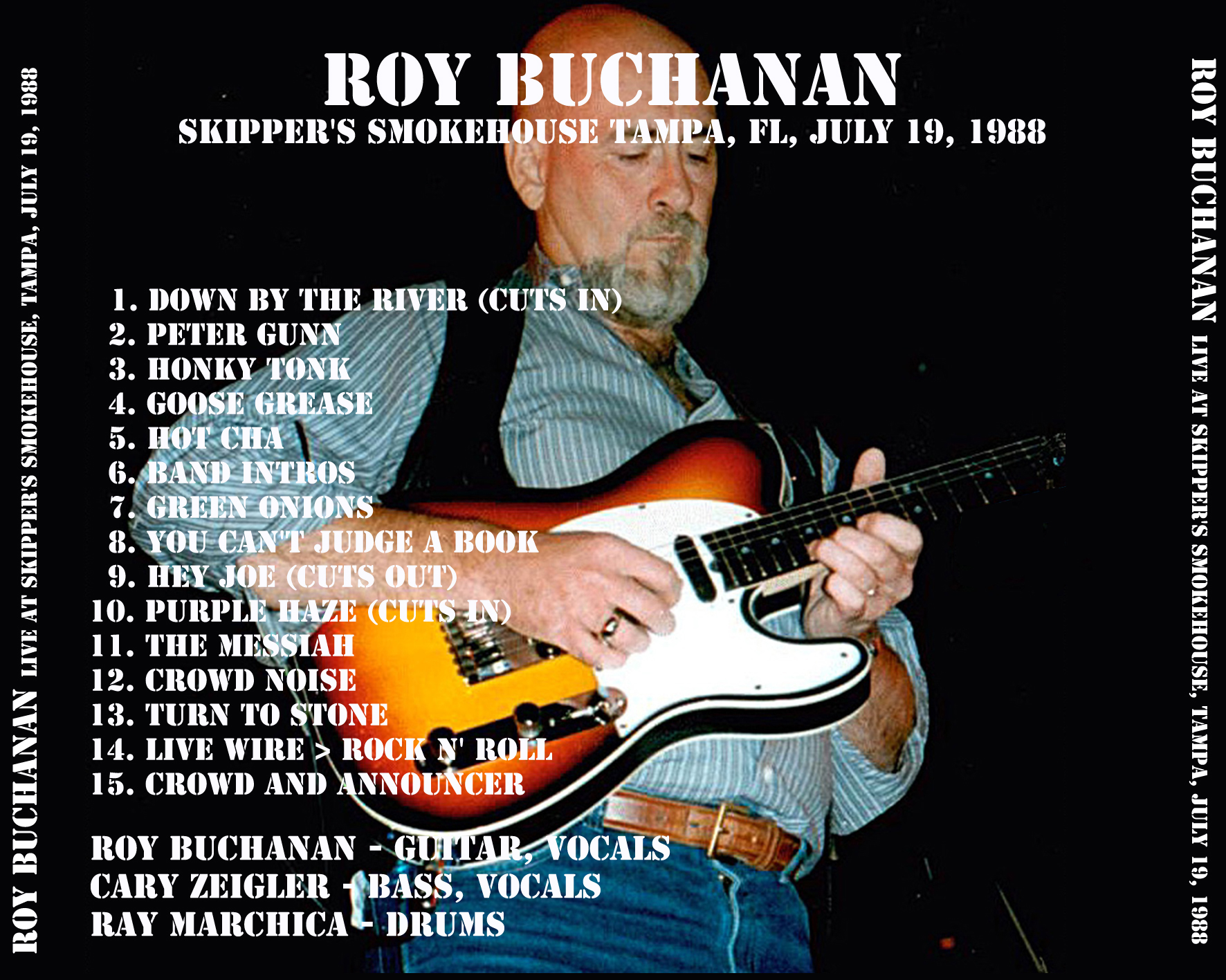 roy buchanan 1988 07 19 cdr skipper's smokehouse in tampa tray