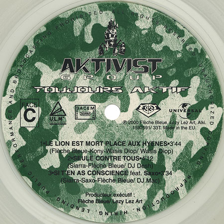 aktivist group lp toujours aktif label 3