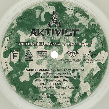 aktivist group lp toujours aktif label 6