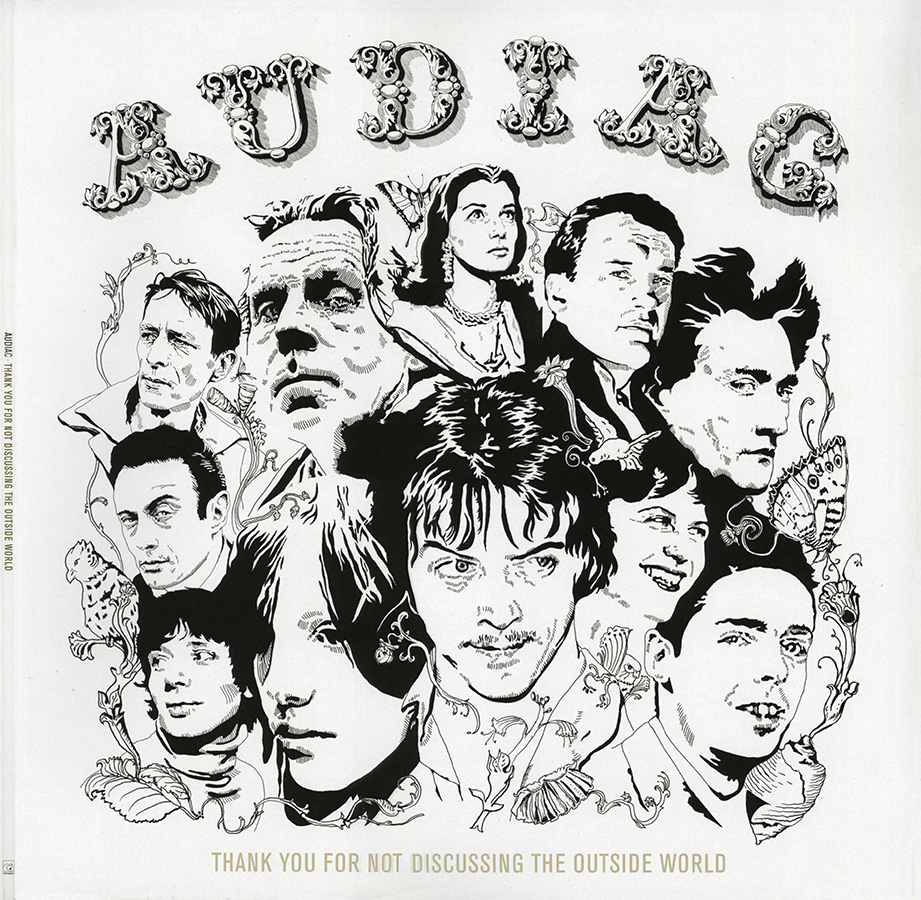 Audiac LP Thank You For Not Discussing The Outside World cover out right