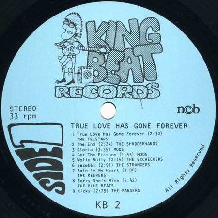 baronen lp various true love has gone forever label 2