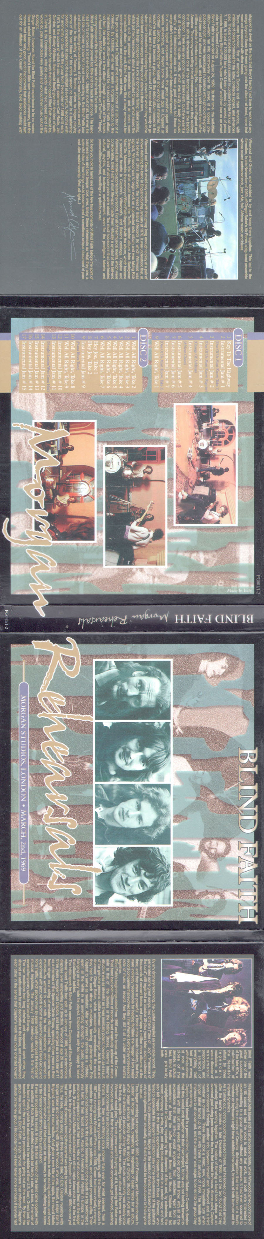 blind faith cd rehearsals cover out