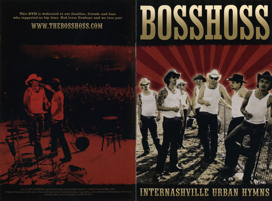 bosshoss dvd internasville front