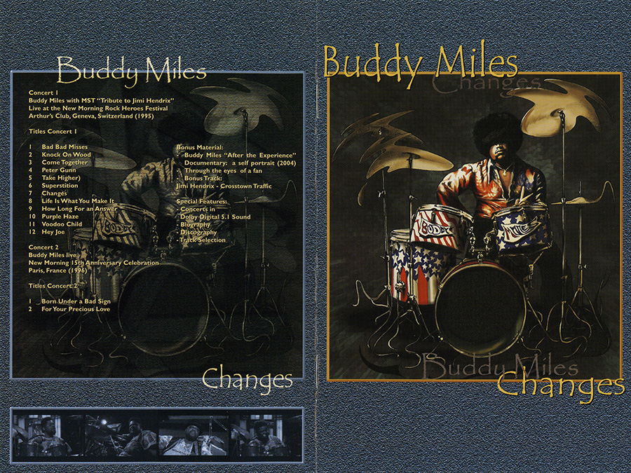 Buddy Miles CD DVD dvd Changes front (booklet 1)