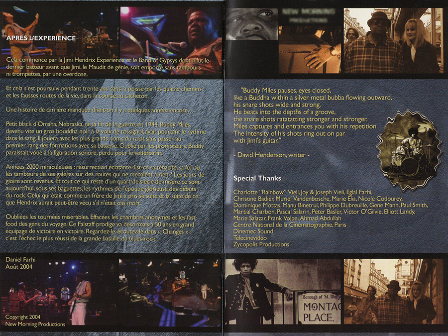 Buddy Miles CD DVD dvd Changes booklet 6