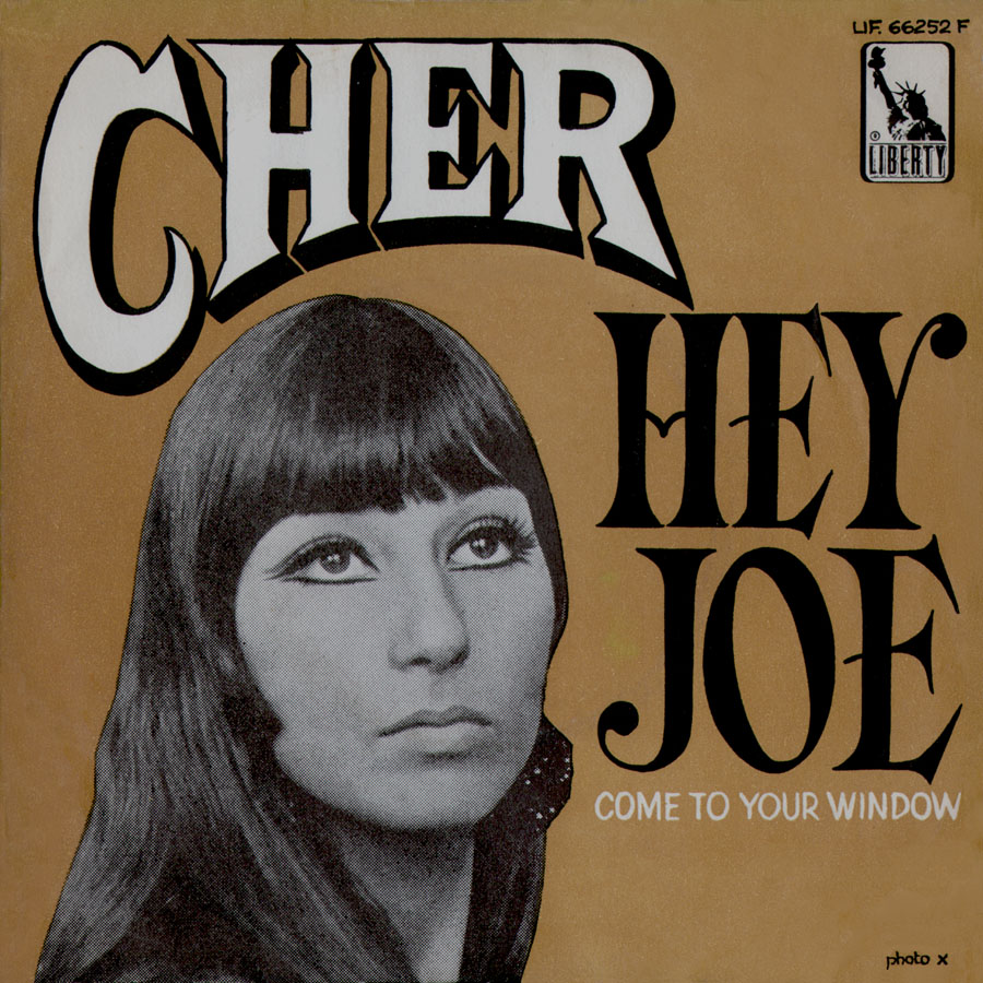 cher french single hey joe front