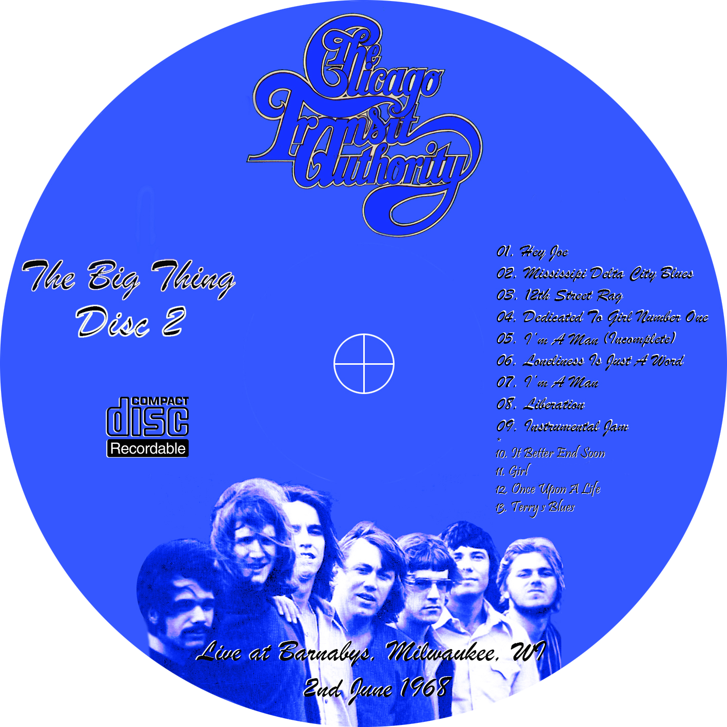 Chicago Transit Authority - The Big Thing live 1968 alternate label 2