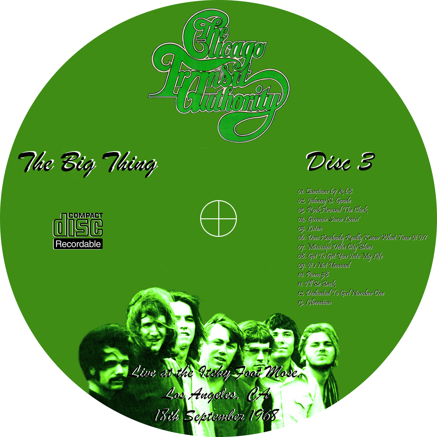 Chicago Transit Authority - The Big Thing live 1968 alternate label 3