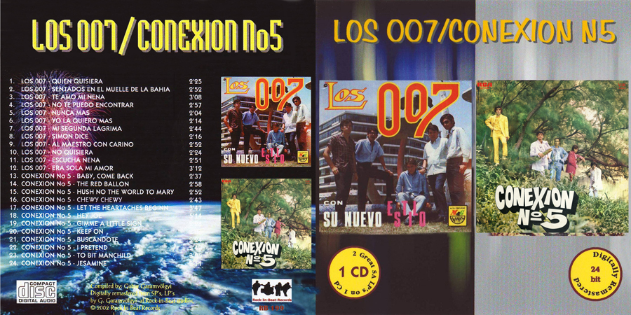 los 007 - conexion 5 cd front