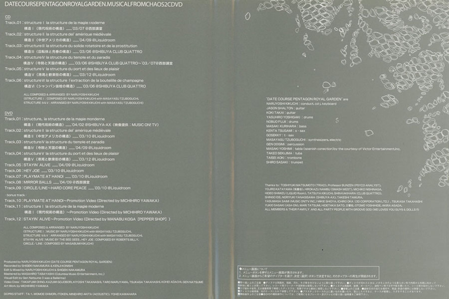 date course prg cd dvd chaos back