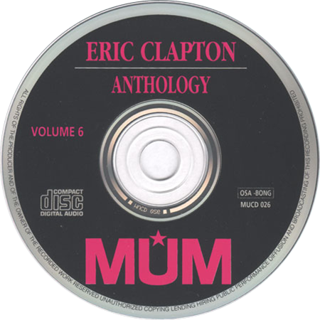 eric clapton cd anthology volume 6 label