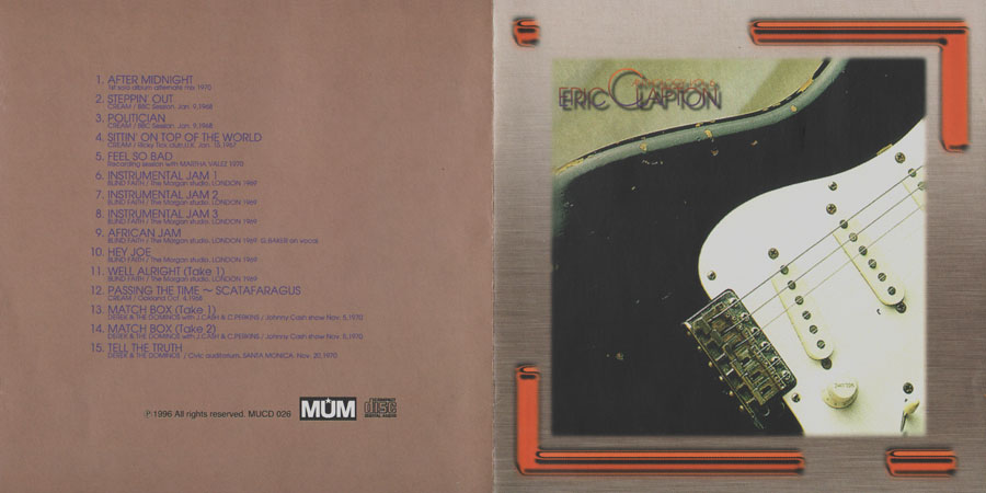 eric clapton cd anthology volume 6 out