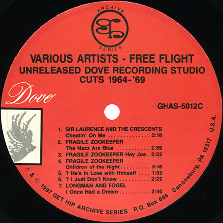 fragile zookeeper lp free flight label 3