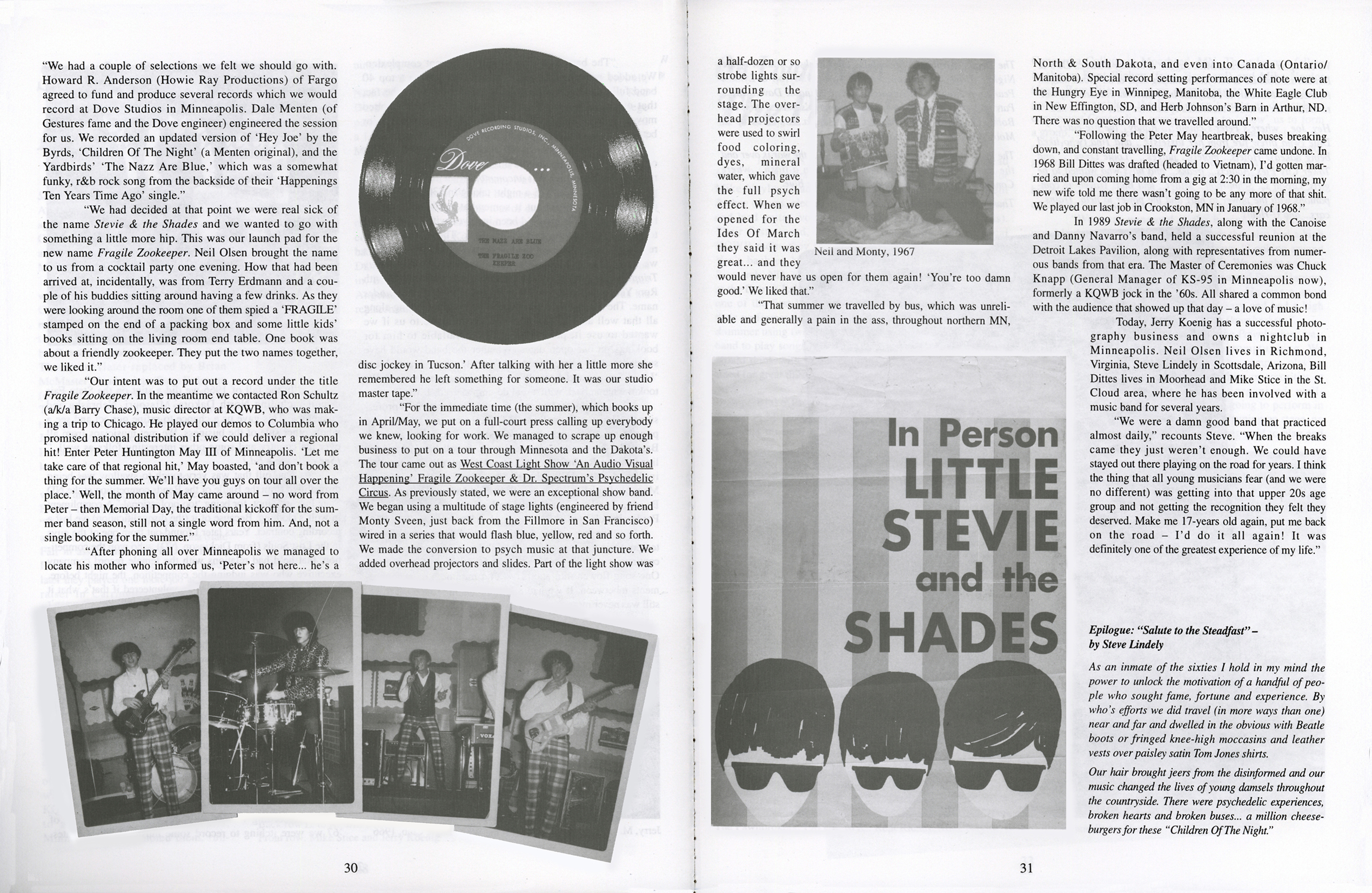 fragile zookeeper magazine lost and found pages 30 and 31