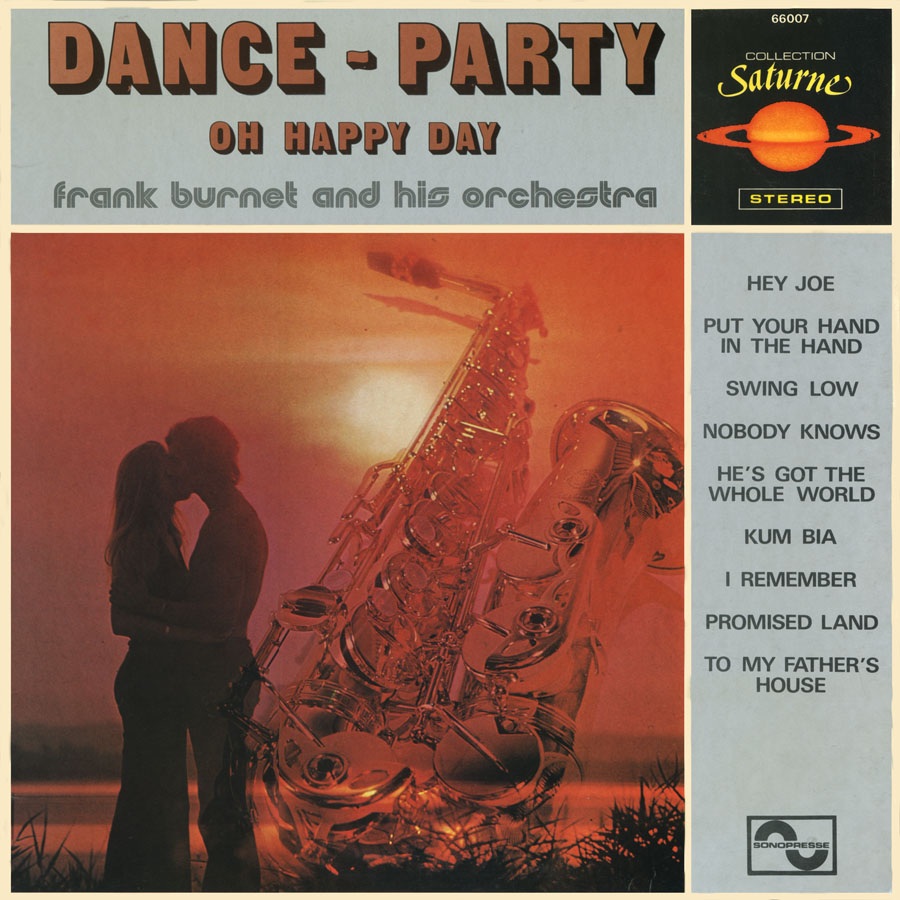 frank burnett et son orchestre lp dance party front