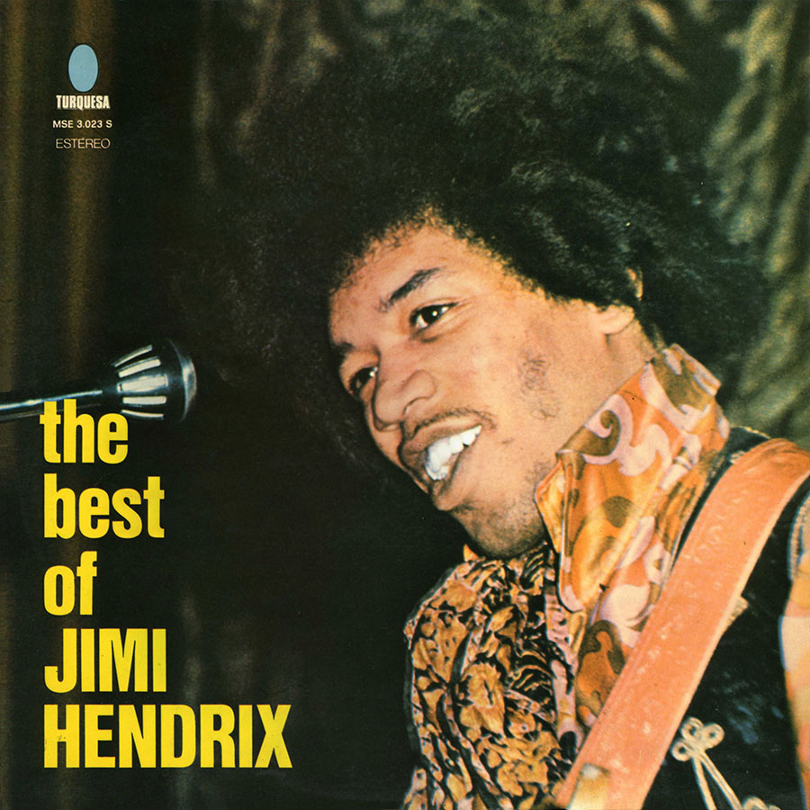 fremont's group lp best of jimi hendrix turquesa front