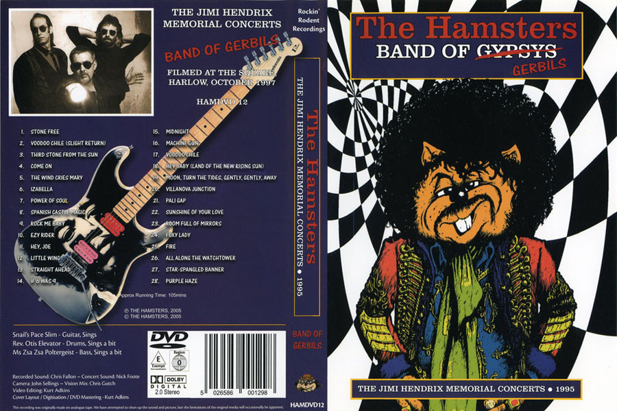 hamsters dvd band of gerbils front