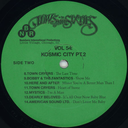 lp lows in mid sixties volume 54 kosmic city part 2 label 2 big