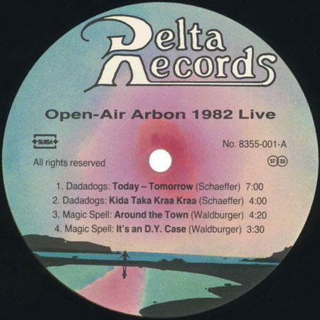 jammin the blues lp open air arbon label A