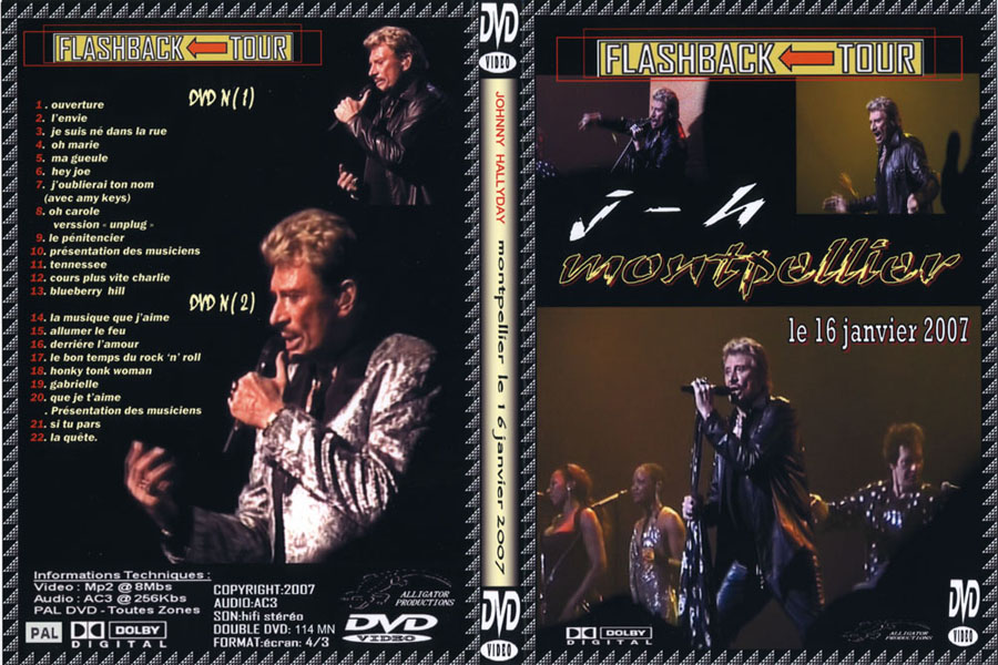johnny hallyday 2007 01 16 montpellier dvd front