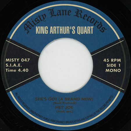 king arthur's quart ep allen jr high school 1966 label 1