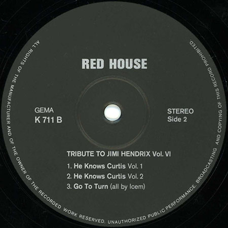 live experience band lp red house label 2