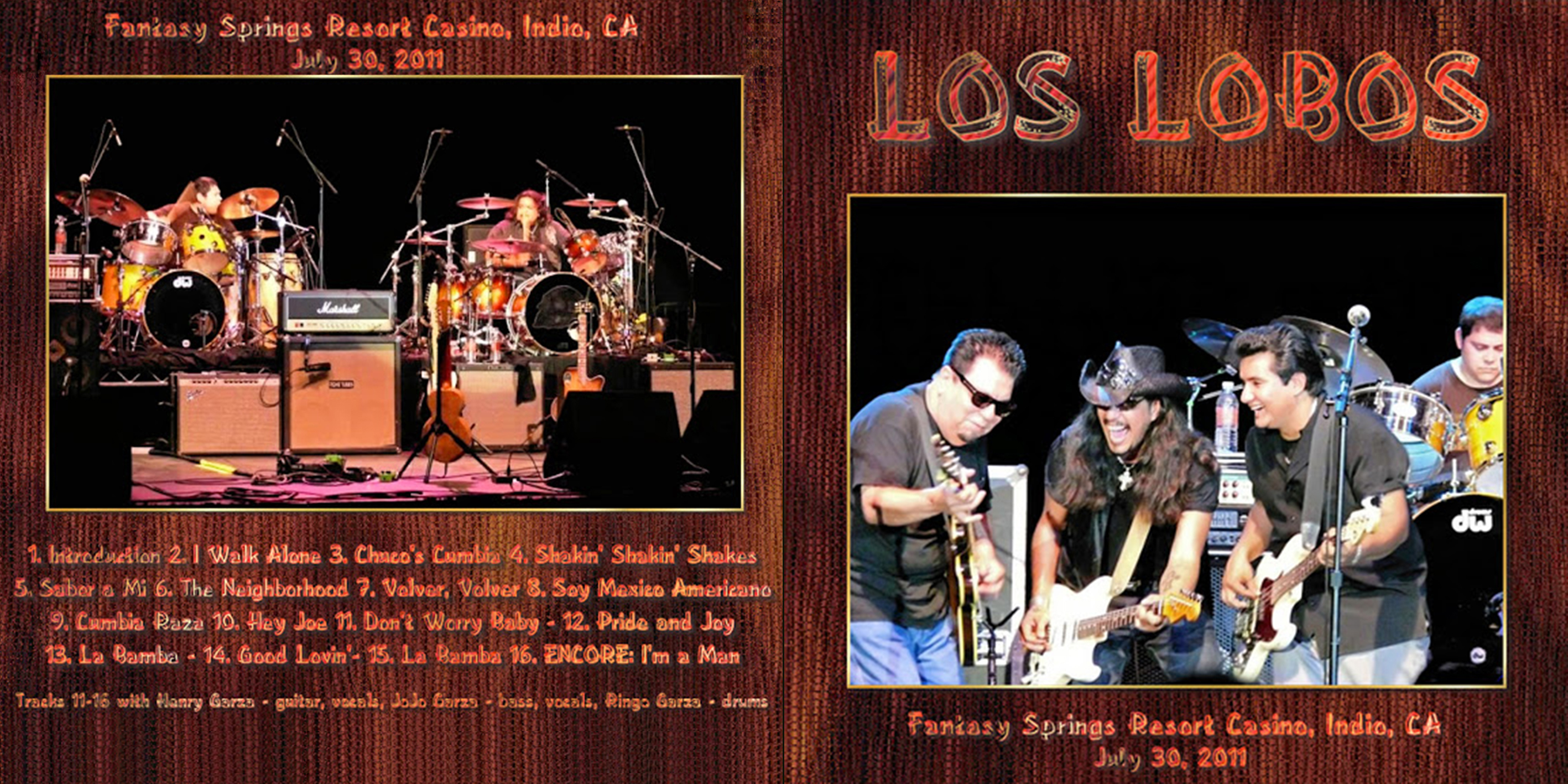 los lobos cd fantasy springs resort casino cover out