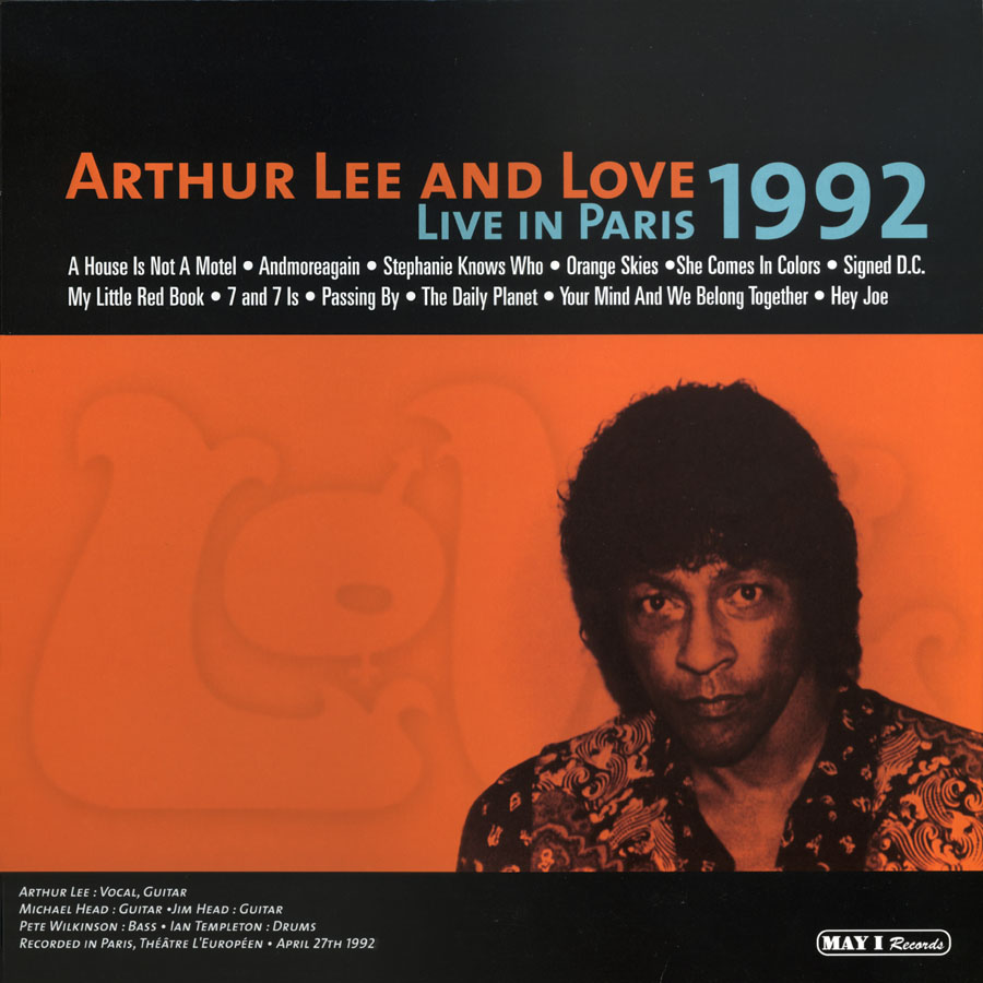 arthur lee and love lp live in paris 1992 front