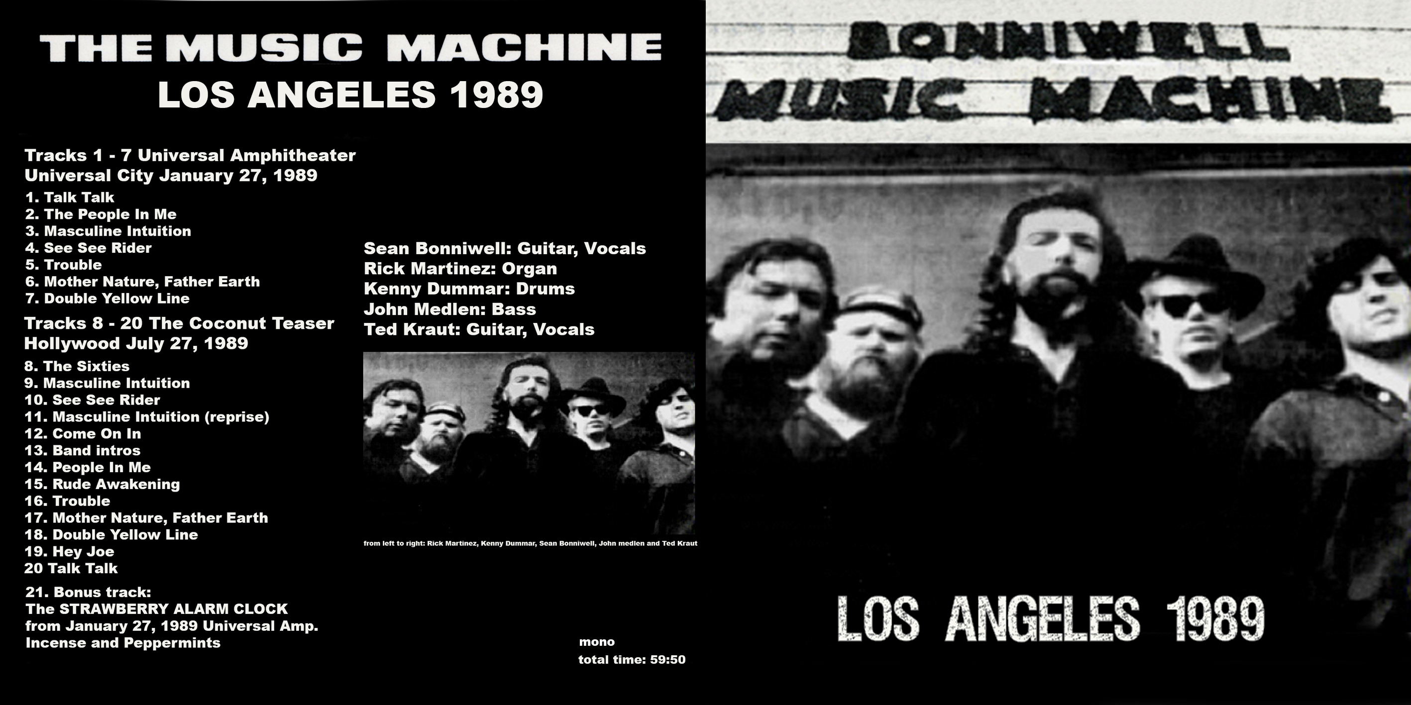 music machine cdr los angeles 1989