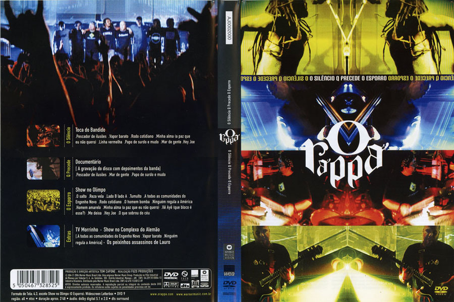 o rappa dvd silencio front