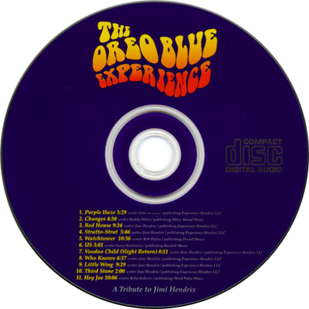 oreoblues dvd cd tribute to jimi label cd