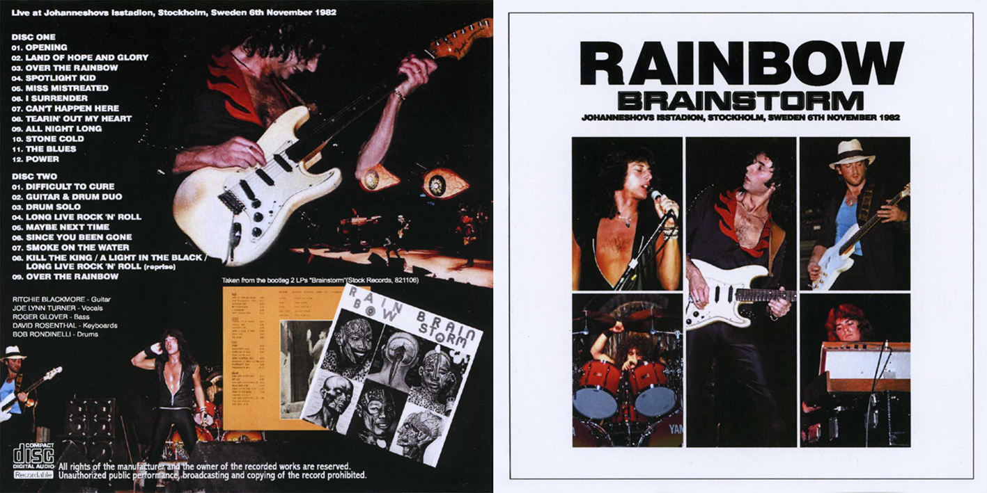 rainbow 1982 11 06 stockholm cd brainstorm  cover