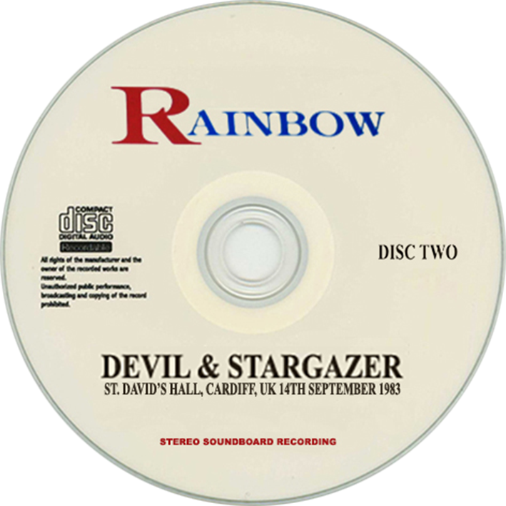 
rainbow 1983 09 14 cardiff cd devil and stargazer label 2