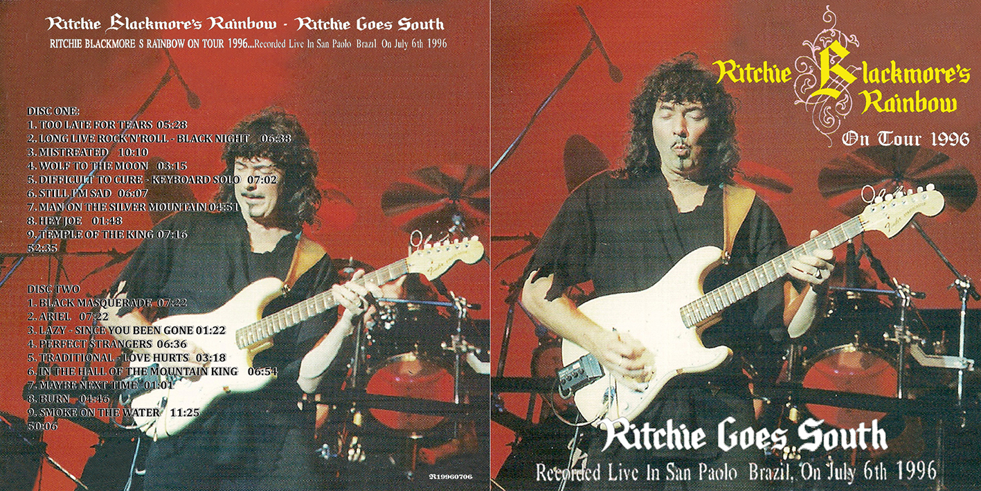 rainbow 1996 07 06 sao paulo cd ritchie goes south cover