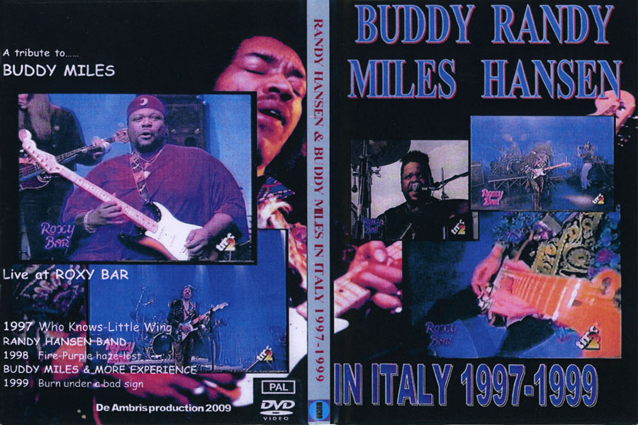 randy hansen buddy miles in italy dvd front