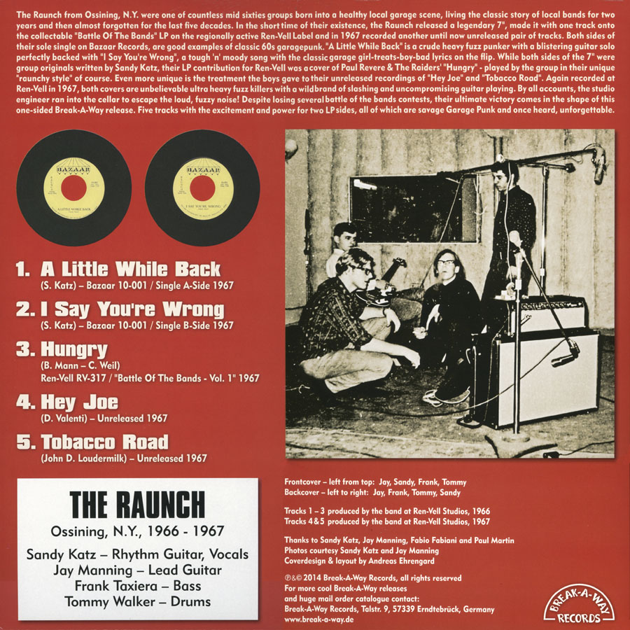 the raunch lp total raunch back