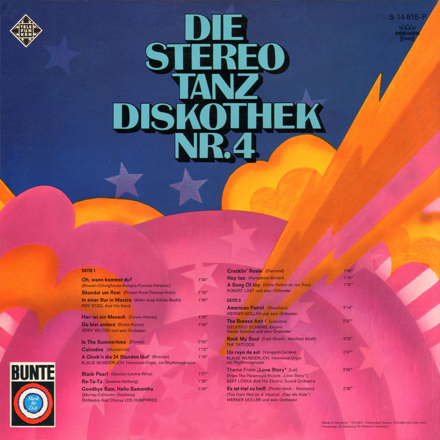 robert last lp die stereo tanz diskothek nr 4 back