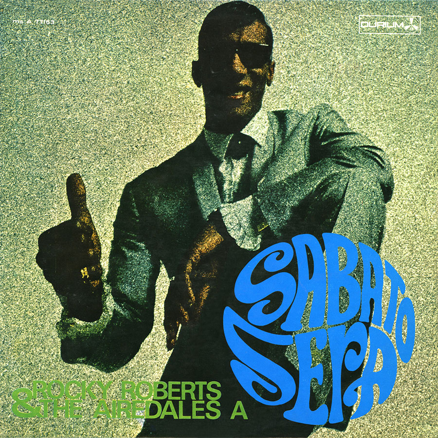 Rocky Roberts and the Airedales LP Sabato Sera Italy front