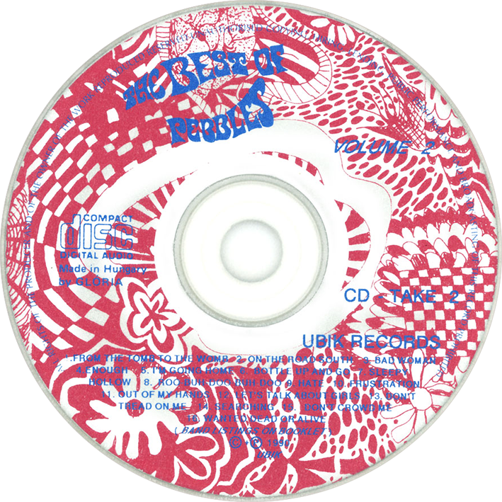 rogues cd best of pebbles volume 2 label