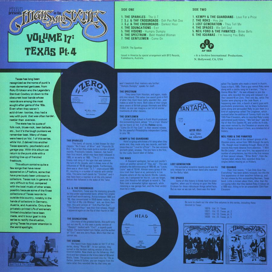 roks lp various highs in the mid sixties 17 back