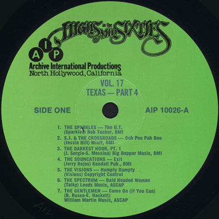 roks lp various highs in the mid sixties 17 label 1
