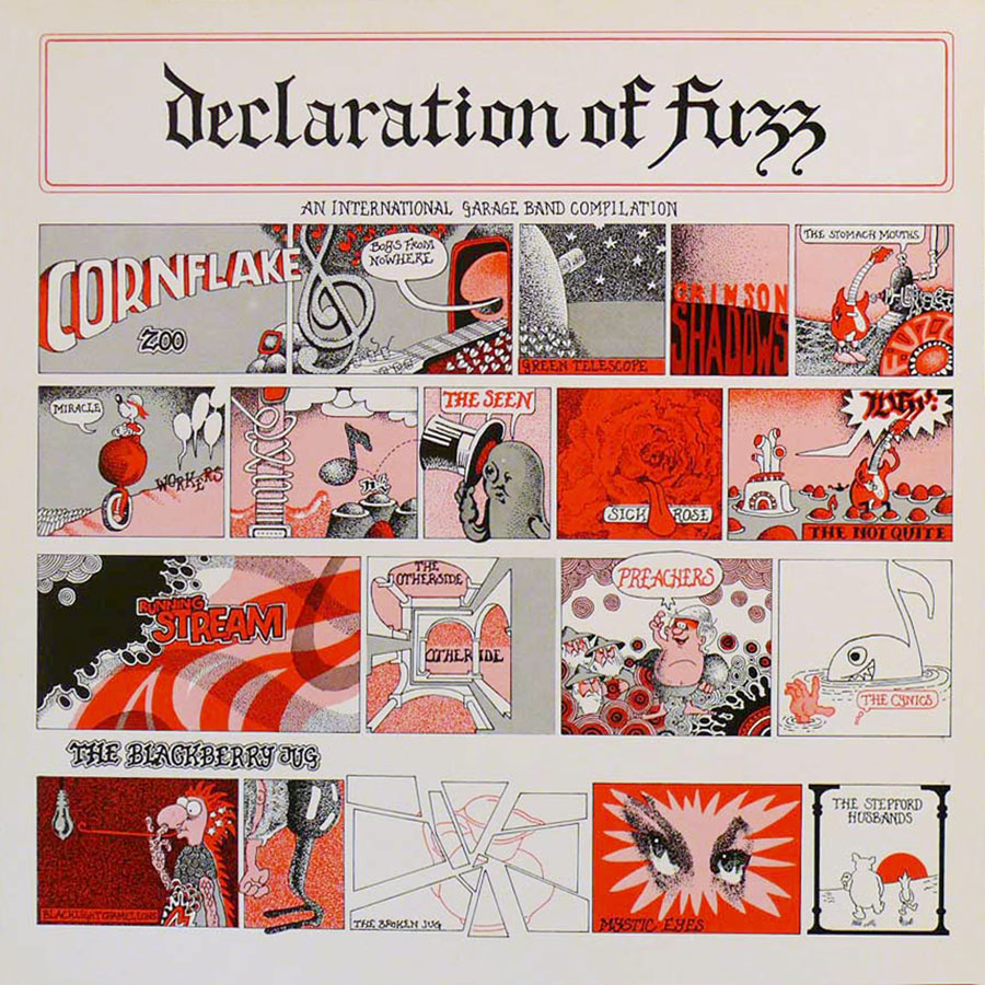 seen lp red declaration of fuzz front