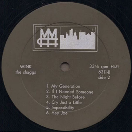 shaggs lp wink label mcm label 2