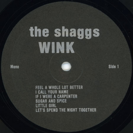 shaggs LP wink resurrection label 1