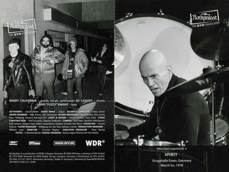 Spirit DVD live at Rockpalast booklet 1