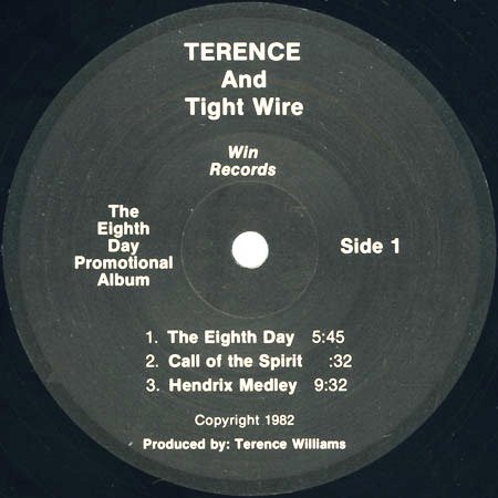 terence and the tight wire lp the eighth day label 1